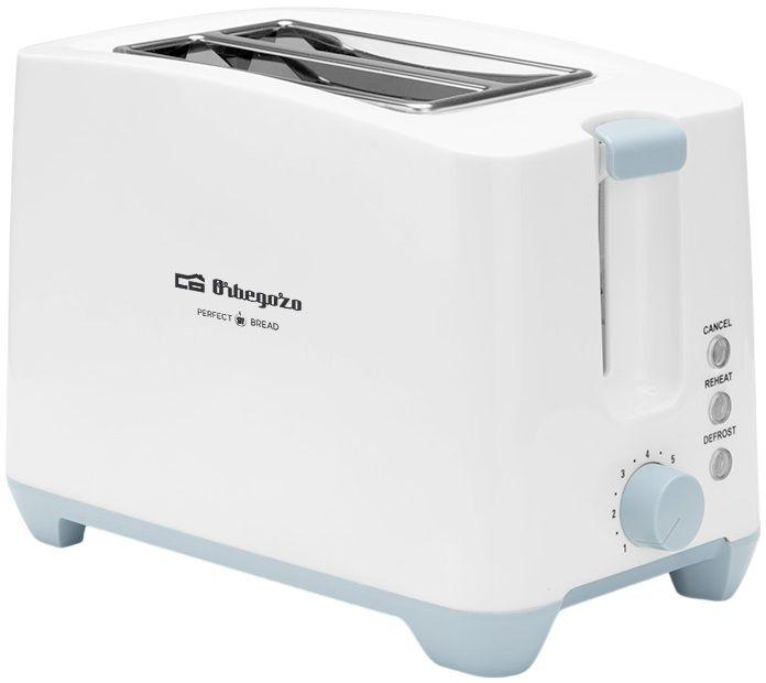 Torradeira ORBEGOZO TO 3020 (750 W - 2 fatias - Branco) — miniatura 2