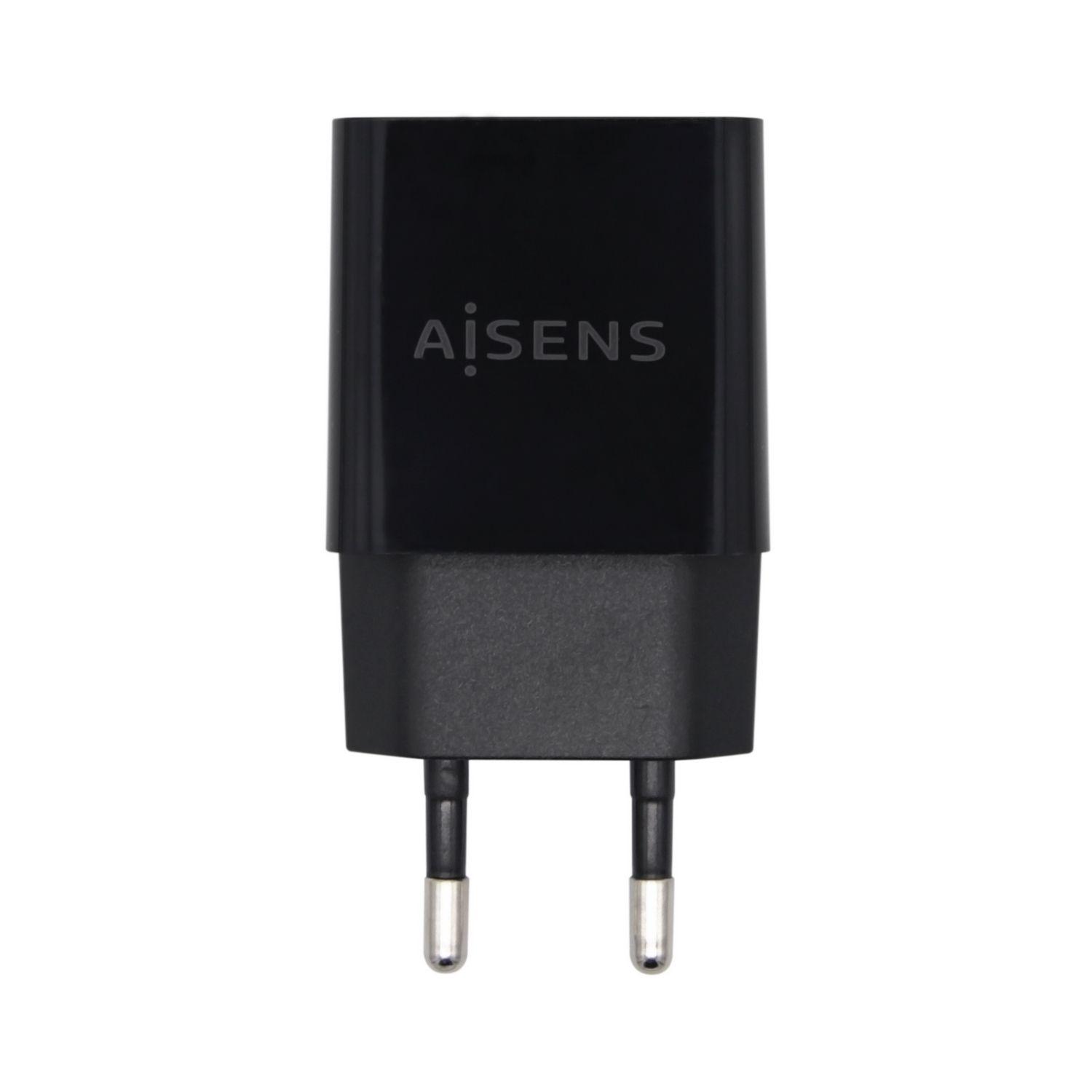 Carregador USB AISENS A110-0527 (10 W - Preto)