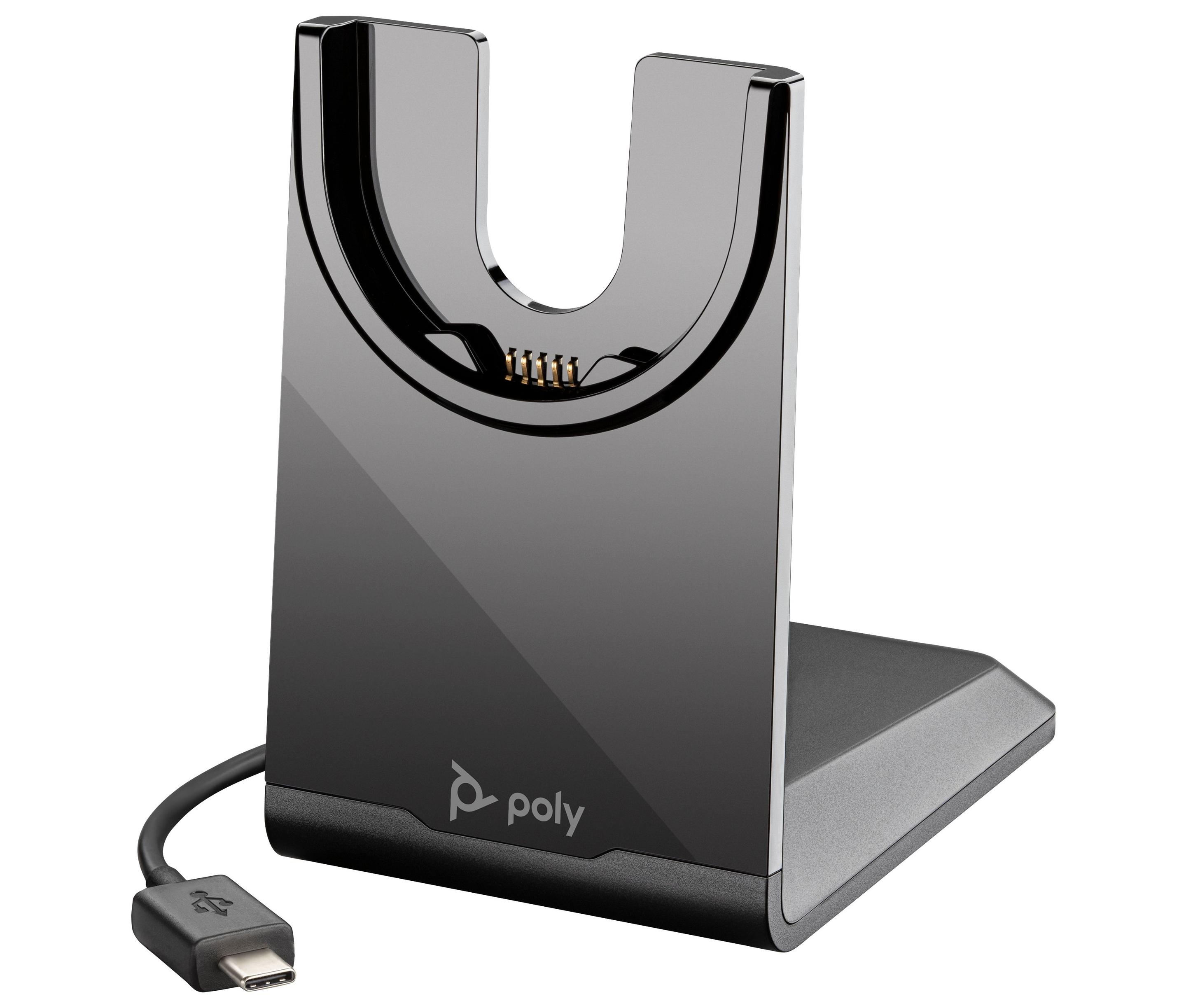 Suporte de Carregamento HP POLY 783R7AA (USB Type-C - Preto)