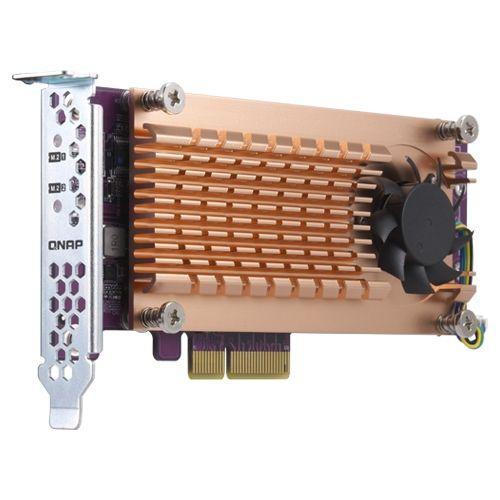 Placa de Expansão SSD QNAP QM2-2P-244A (M.2 - PCIe NVMe - Cobre) — miniatura 4