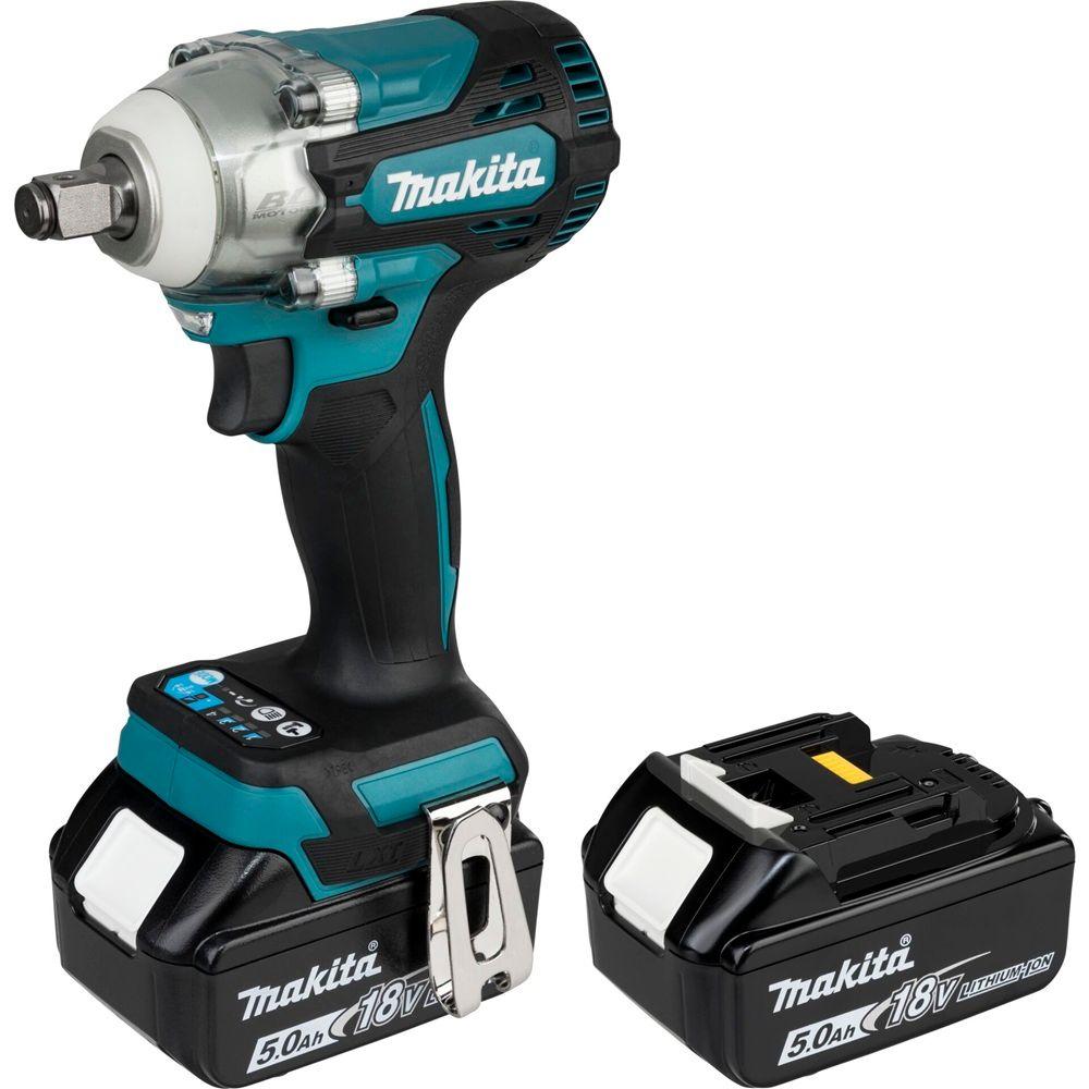 Chave de Impacto MAKITA DTW300RTJ (18V - 330Nm - 1/2" - 5Ah - Preto/Azul), miniatura 2