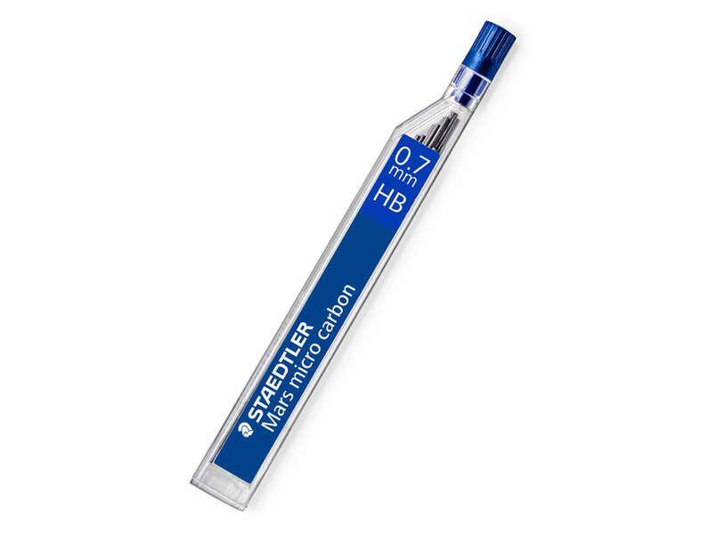 Minas de Grafite para Portaminas STAEDTLER Mars Micro 250 07-HB (Sem PVC - 0,7 mm - 12 unidades)