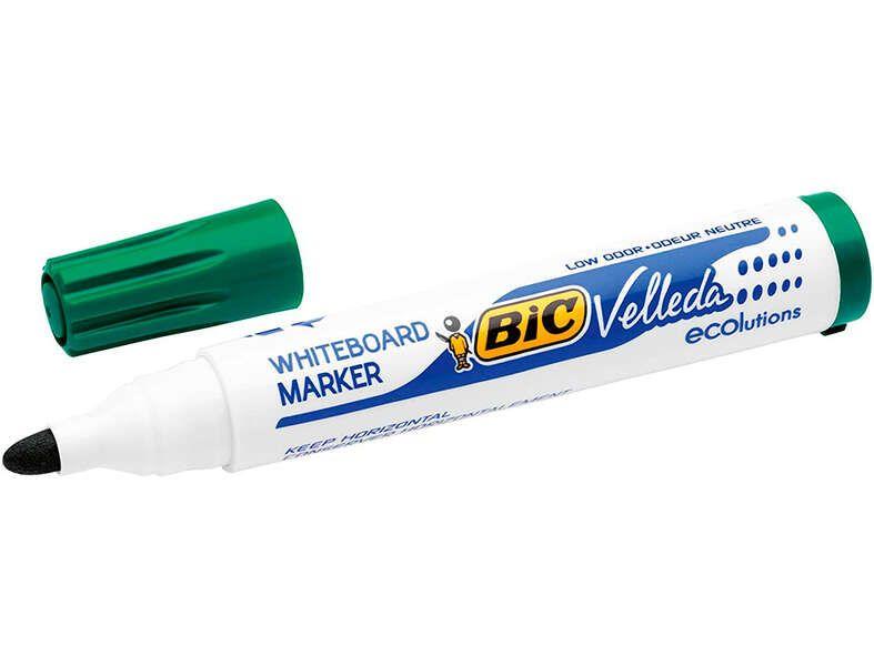 Marcador para Quadro Branco BIC Velleda 1701 ECOlutions (Verde)