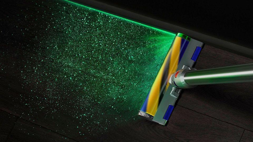 Aspirador Vertical 2 em 1 DYSON V15 Detect Absolute (Altura 26,6 cm - Níquel e Amarelo) — miniatura 4