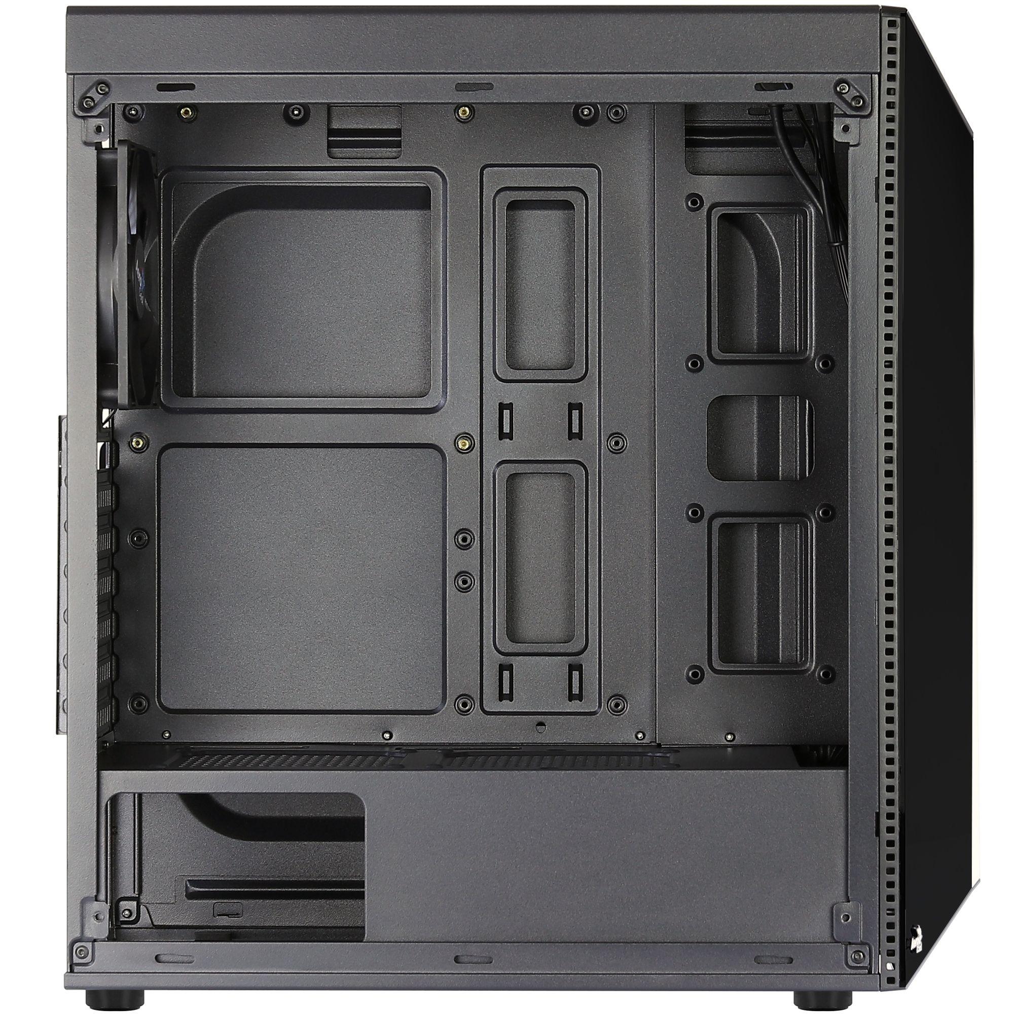 Caixa de Computador AEROCOOL Shard (ATX, Micro ATX, Mini-ITX - Midi Tower - RGB multicolorida - Preto) — miniatura 6