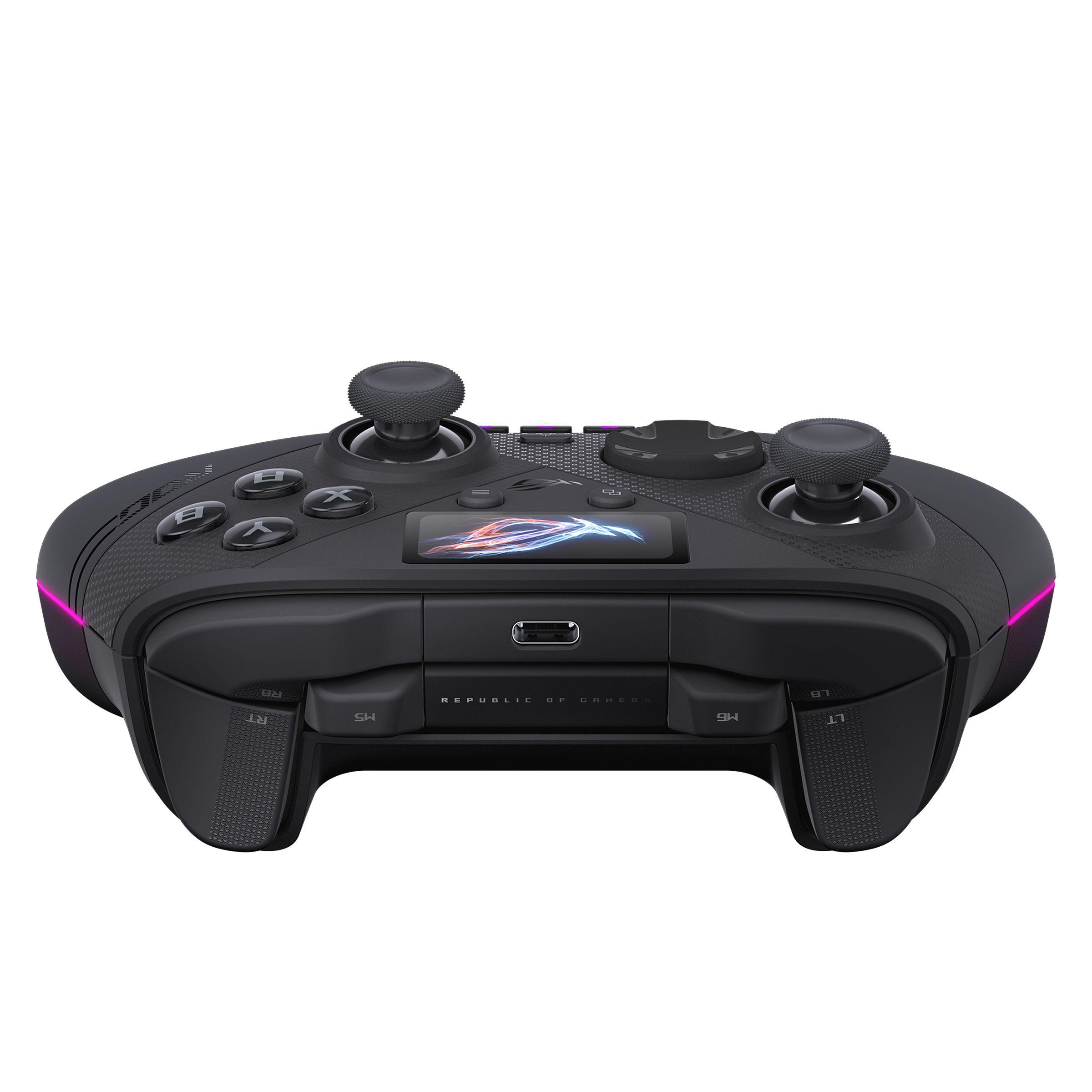 Comando ASUS ROG Raikiri II Pro (PC - Com fios e sem fios - Bluetooth/RF/USB - Preto) — miniatura 3