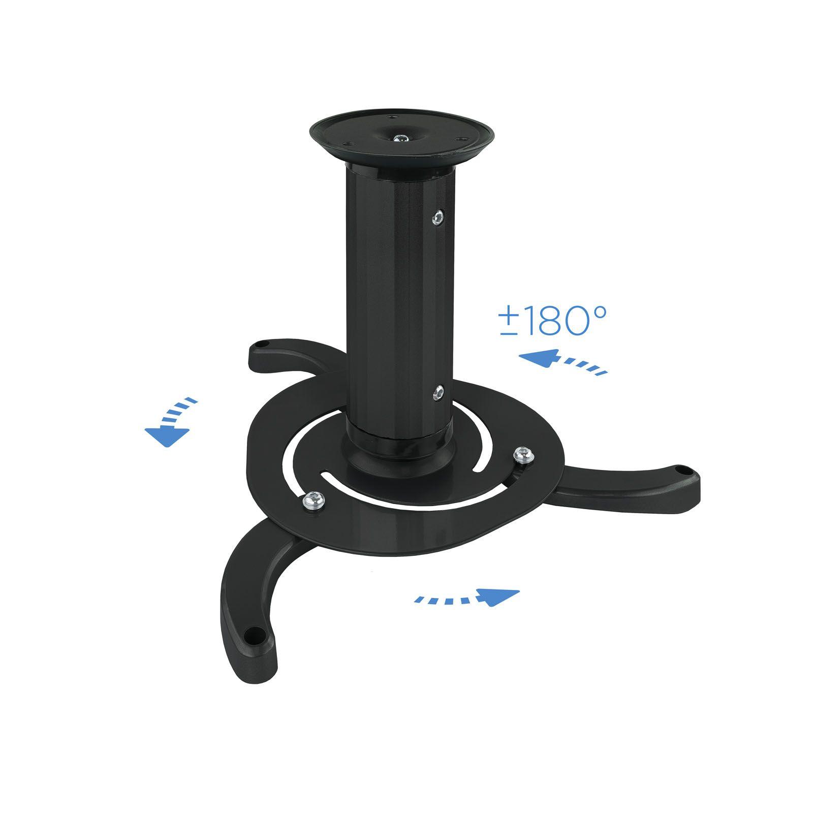 Suporte de Teto para Projetor TOOQ PJ1010TN-B (10 kg - Teto - -15-15° - Preto), miniatura 5