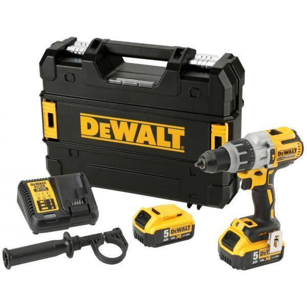 Berbequim Aparafusador com Percussão DEWALT DCD996P2-QW (Preto/Amarelo) — miniatura 2