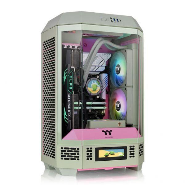 Caixa PC THERMALTAKE The Tower 300 (micro ATX, Mini-ITX - Micro Tower - SPCC - Ameixa) — miniatura 2
