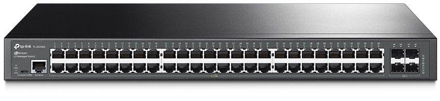 Switch Gerido TP-LINK TL-SG3452 (Gigabit Ethernet - 10/100/1000 Mbit/s - 104 Gbit/s - Preto) — miniatura 2