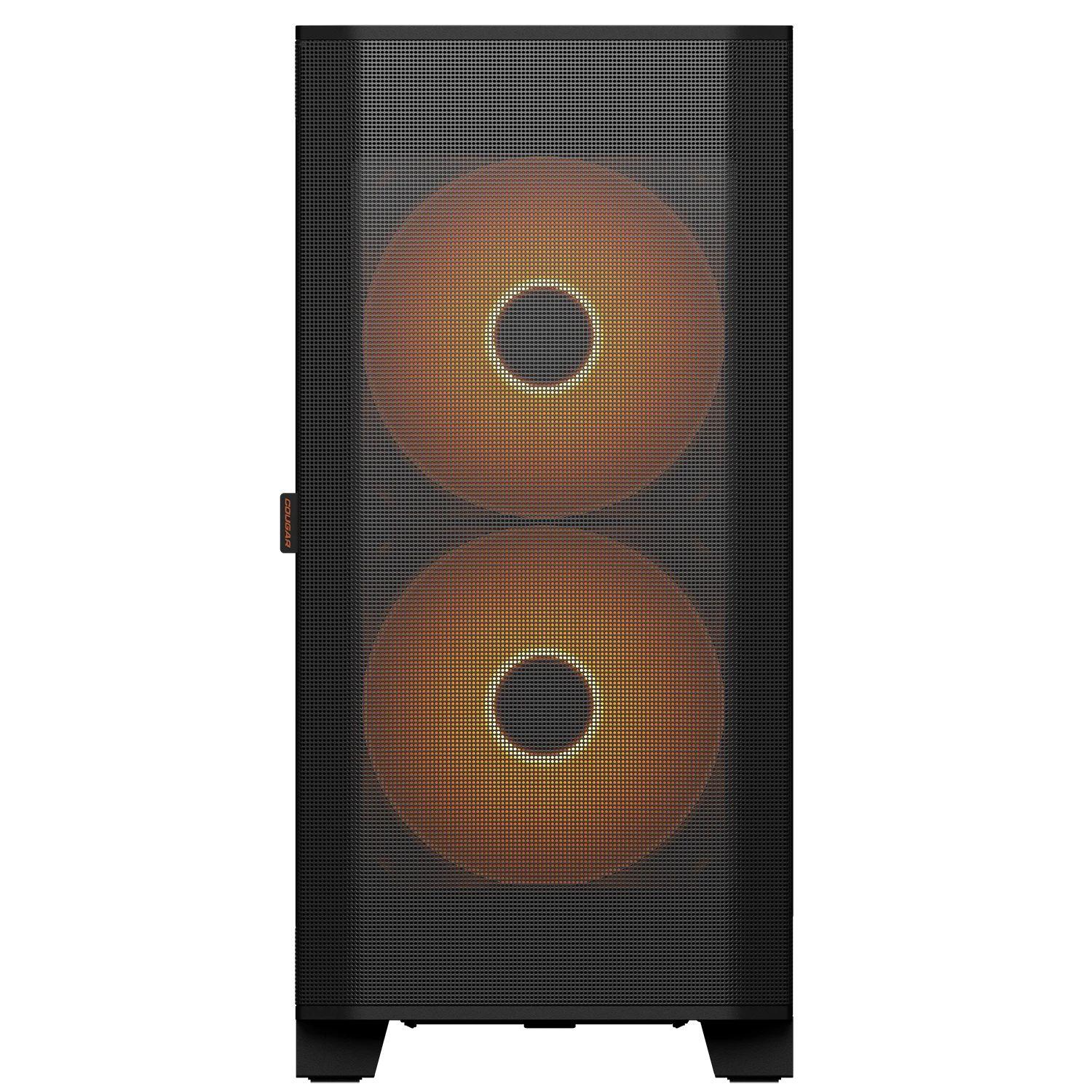 Caixa de Computador COUGAR Airface Flo RGB CGR-5YA6B-RGB (Midi Tower - 190 mm - 390 mm - Preto) — miniatura 2