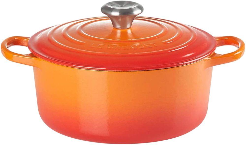 Caçarola Redonda LE CREUSET Signature 21177260902430 (Ferro fundido - 26 cm - Laranja), miniatura 4