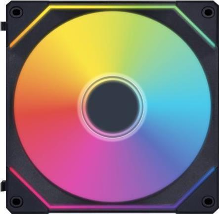 Ventoinha LIAN LI UNI FAN SL-INF 140 (Plástico - ARGB multicolorida - 4,56 W - Preto)
