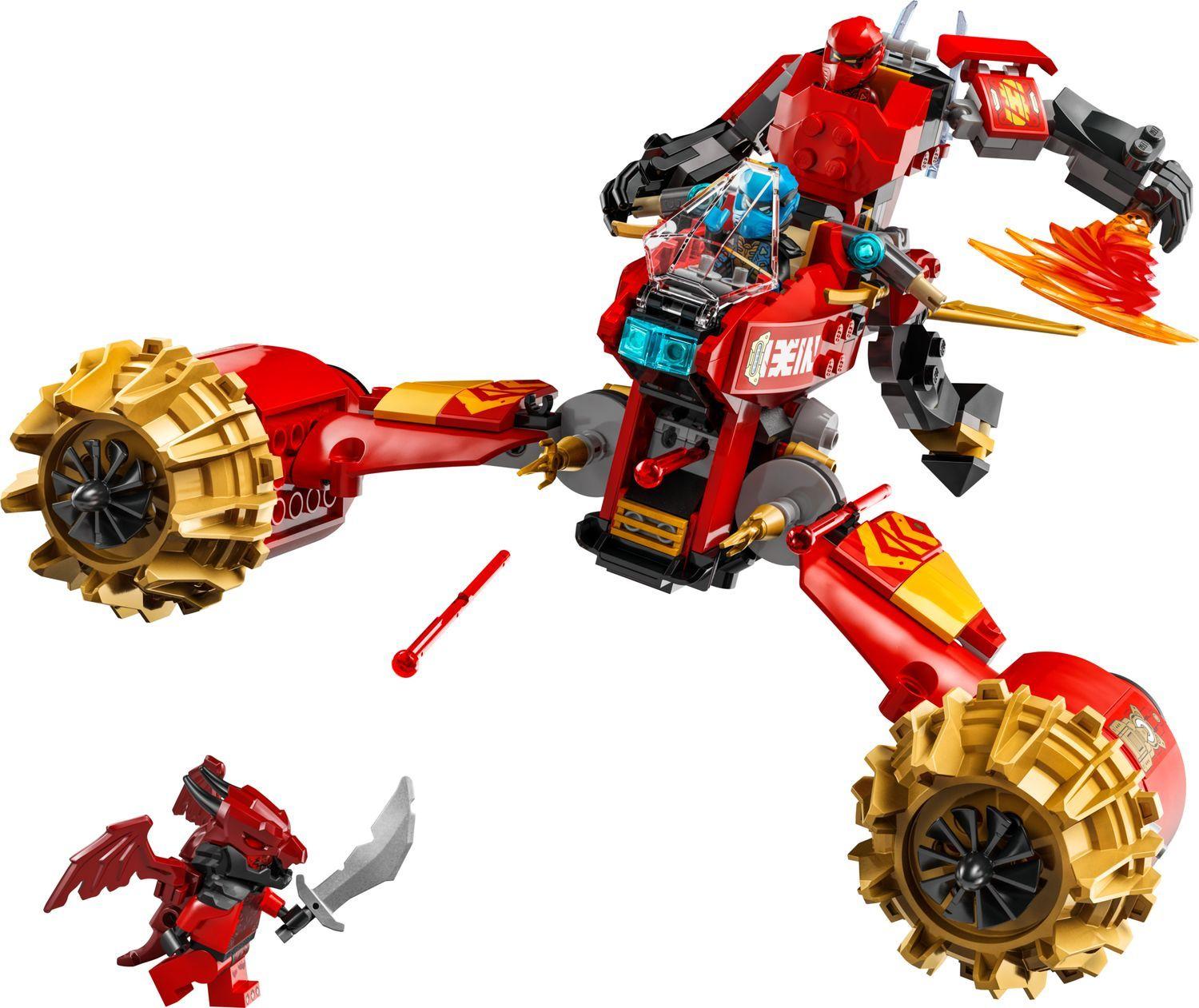 LEGO 71830 Ninjago Robô Motard da Tempestade do Kai (7+ anos - 333 peças)