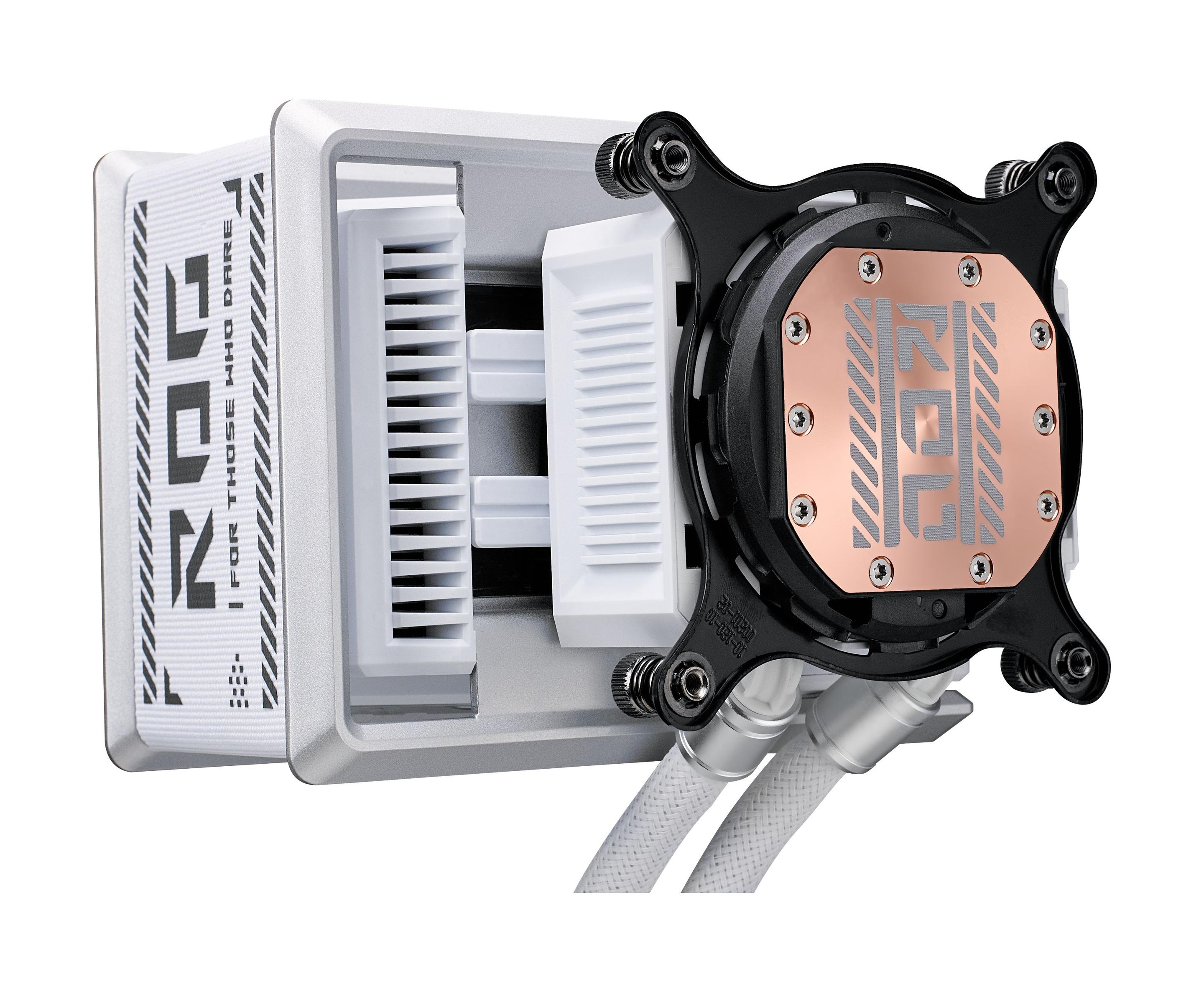 Sistema de Refrigeração Líquida Tudo-em-Um ASUS ROG Ryuo IV SLC 360 ARGB (12 cm - 2650 RPM - Multi - Branco), miniatura 10