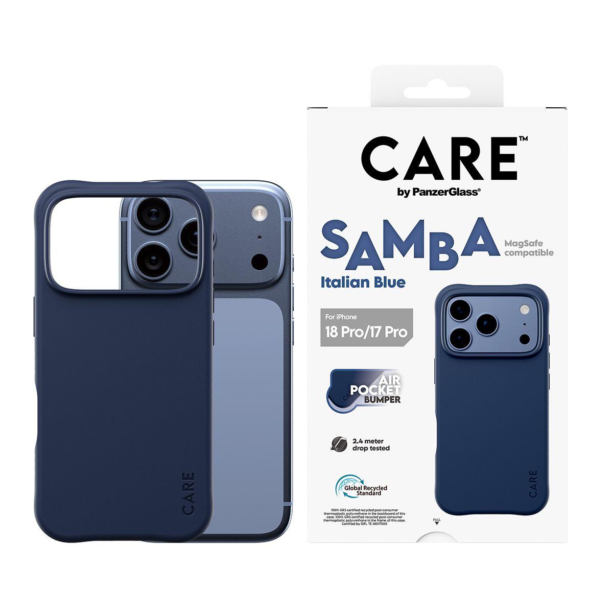 Capa PANZERGLASS Samba Case iP17/18 Pro (Azul Italiano), miniatura 2
