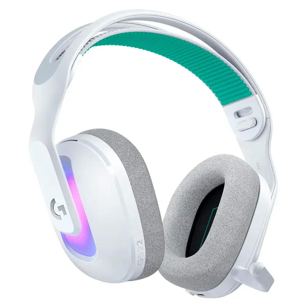 Headset Gaming LOGITECH G522 LIGHTSPEED (Binaural - Com fios e sem fios - Circum-aural - Branco) — miniatura 2