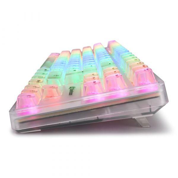 Teclado SHARKOON SKILLER SGK70W DE (Alemão - USB - 1000 Hz - Branco), miniatura 3
