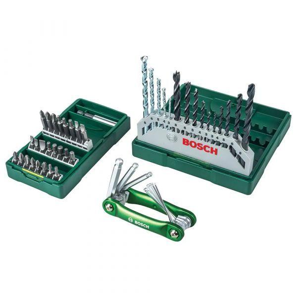 Conjunto de Brocas e Pontas BOSCH X-Line 2607017333 (Prateado)