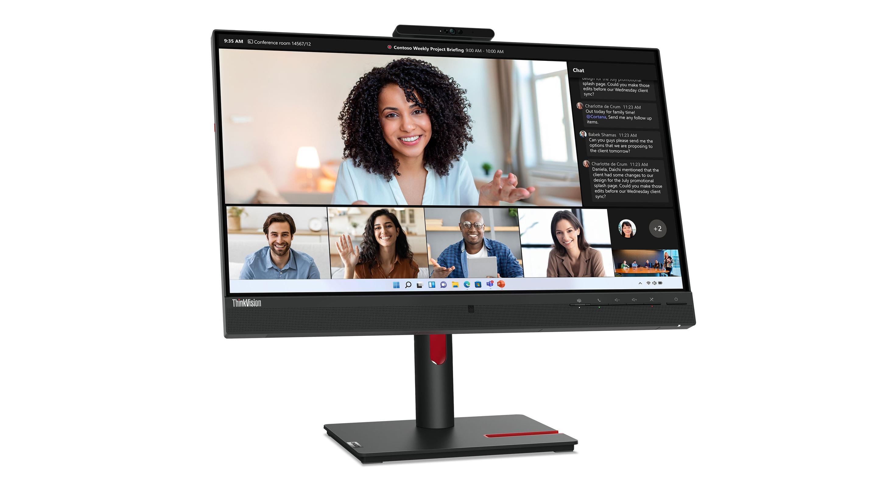 Monitor LENOVO ThinkVision T24mv-30 (23,8" - IPS - 75 Hz - Preto), miniatura 5