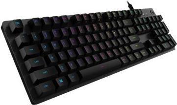 Teclado LOGITECH G512 (Francês - Logitech GX Brown - Tamanho completo - Carbono)