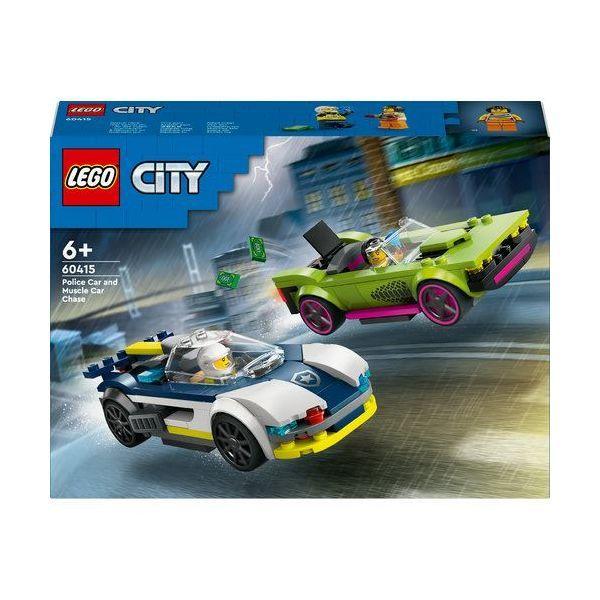 LEGO 60415 City Perseguição de Carro da Polícia a Muscle Car (213 peças) — miniatura 3