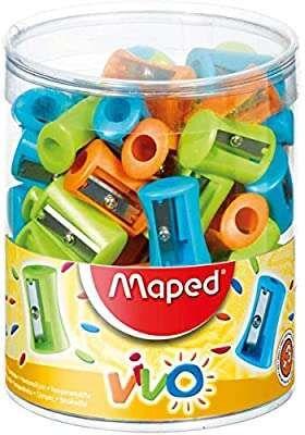 Apontador MAPED Vivo 506300 (Plástico - 100 cm - Verde, laranja e azul sortidos)