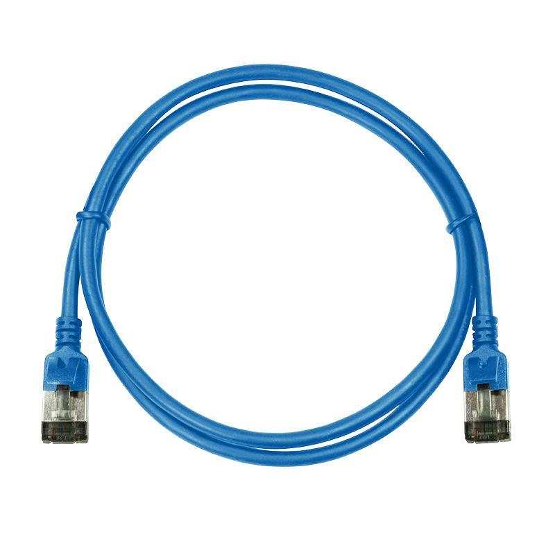 Cabo de Rede RJ45 LOGILINK CQ9026S (0,5 m - Cat6A - RJ-45 - Azul), miniatura 5