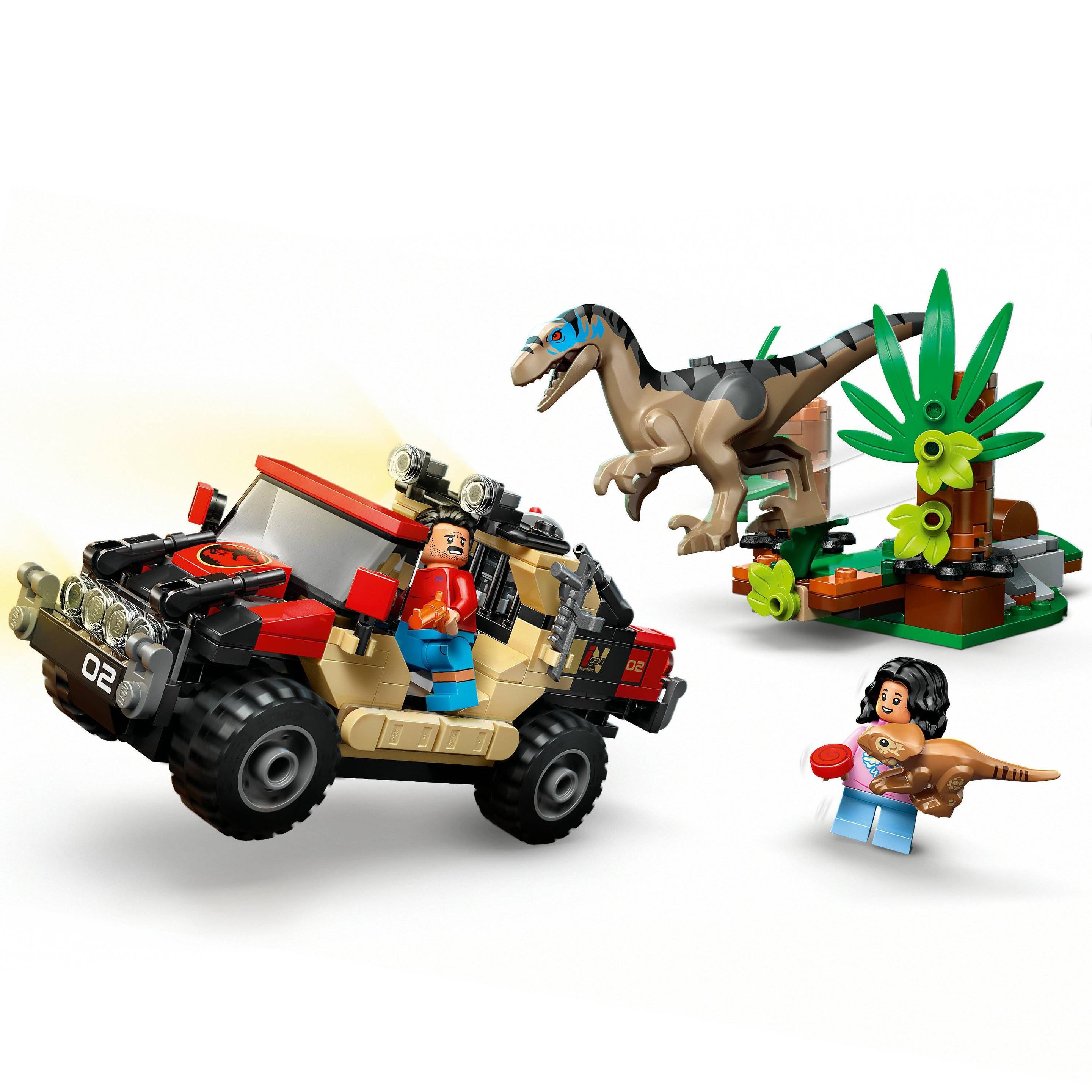LEGO 76972 Jurassic World Fuga Todo-o-Terreno do Raptor (6+ anos - 285 peças), miniatura 6