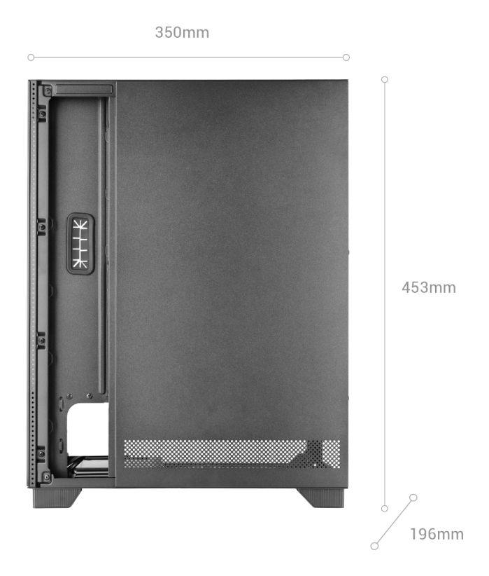Caixa PC MARS GAMING MCPULSARW (ATX, Micro ATX, Mini-ITX - Midi Tower - Vidro temperado - Branco) — miniatura 5