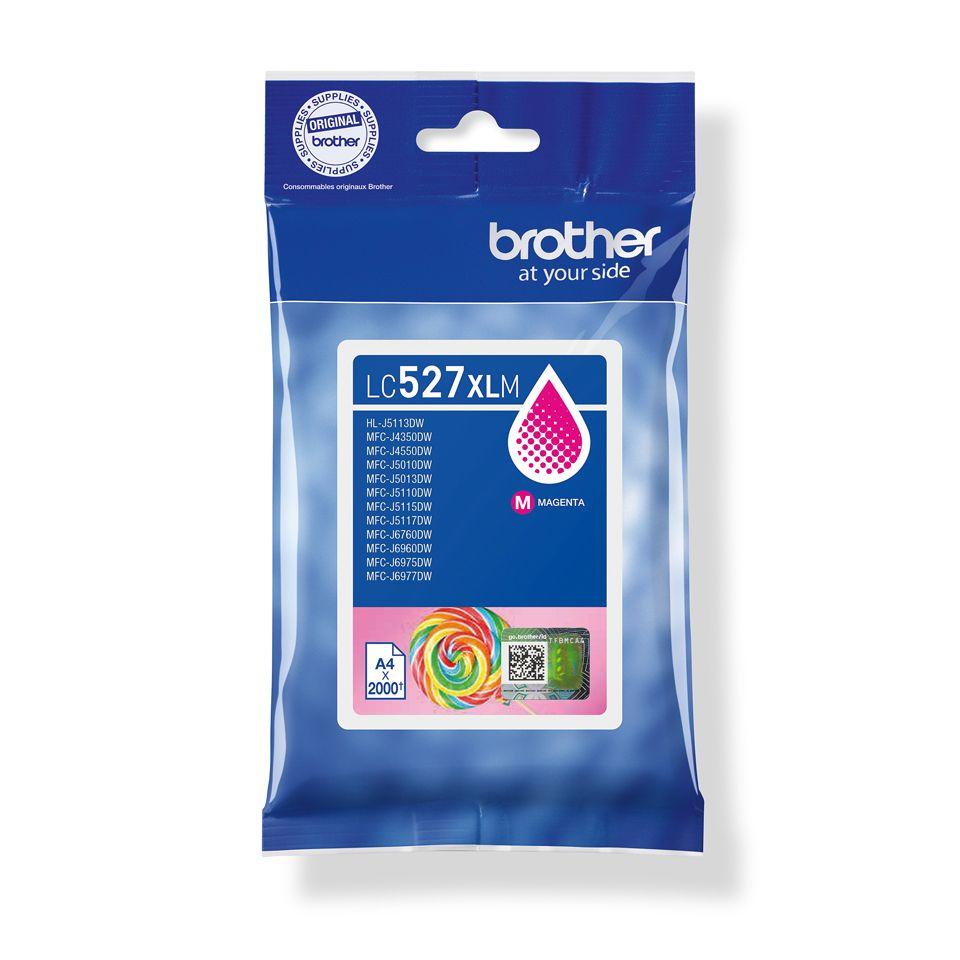 Tinteiro BROTHER LC527XLM (2000 páginas - Magenta)