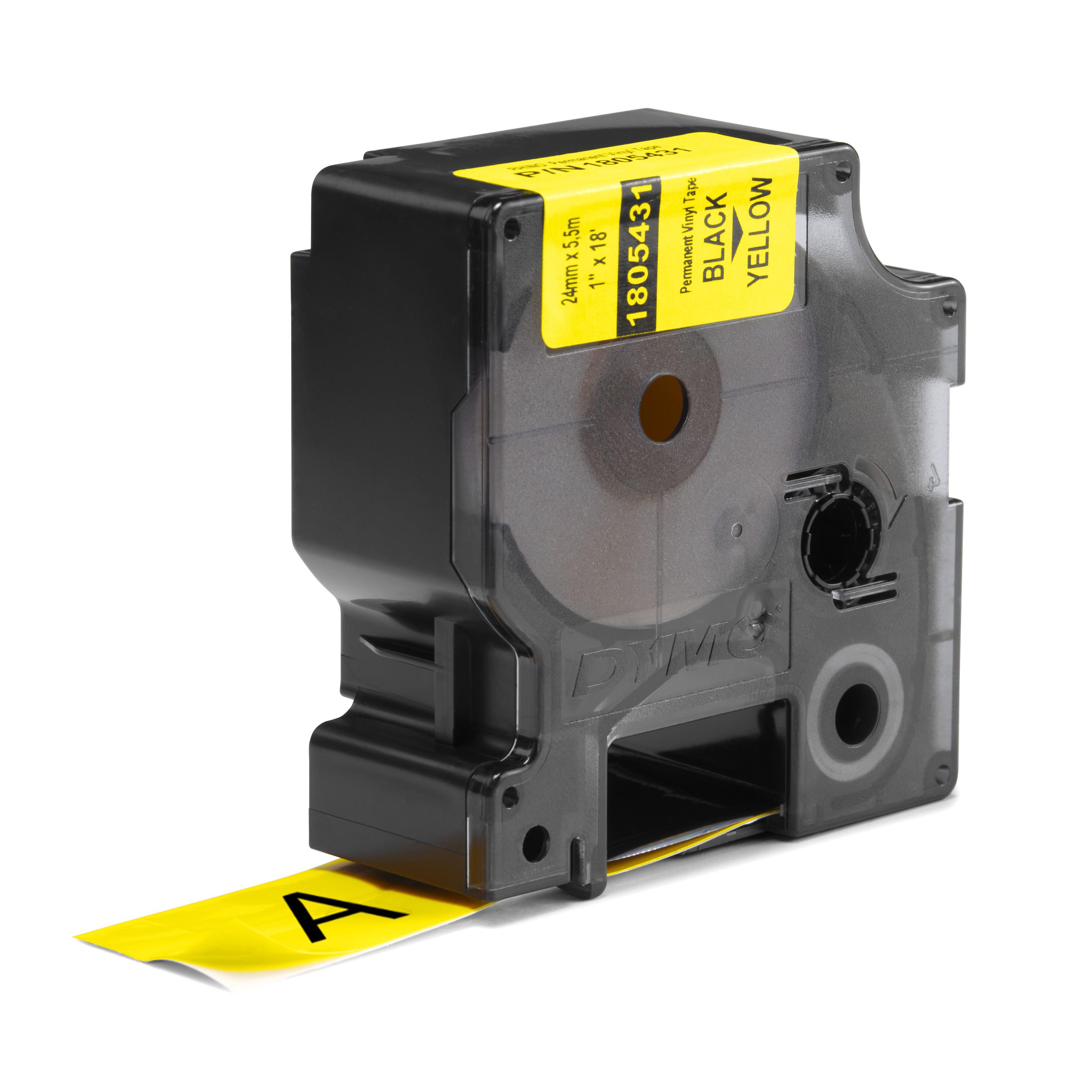 Fita de Impressão DYMO Rhino 1805431 (Preto sobre amarelo), miniatura 2