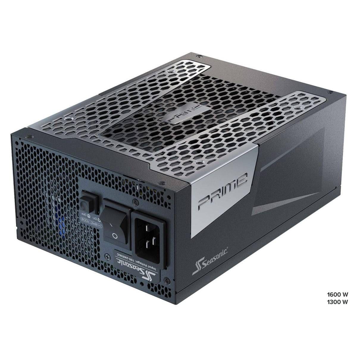 Fonte de Alimentação Modular SEASONIC PRIME TX 1600W (ATX - 1600 W - 80 PLUS Titanium - Preto), miniatura 2