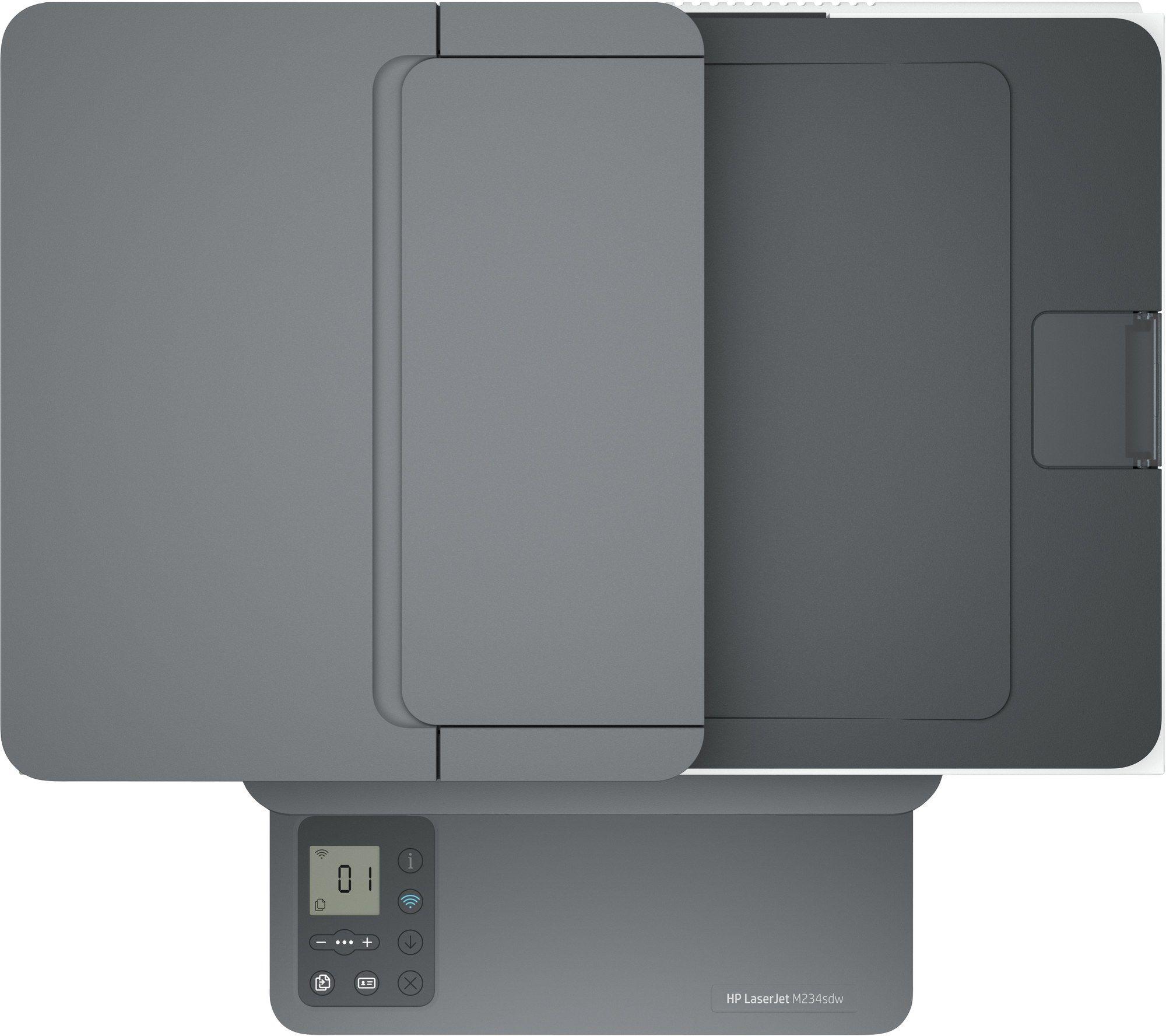 Impressora Multifunções Laser HP LaserJet MFP M234sdw (A4 - Impressão a preto e branco - 150 folhas - Cinzento e Branco) — miniatura 4