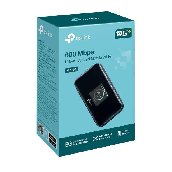 Router Móvel TP-LINK M7750 (600 Mbit/s - 5 GHz - AC, Bateria - Preto) — miniatura 5