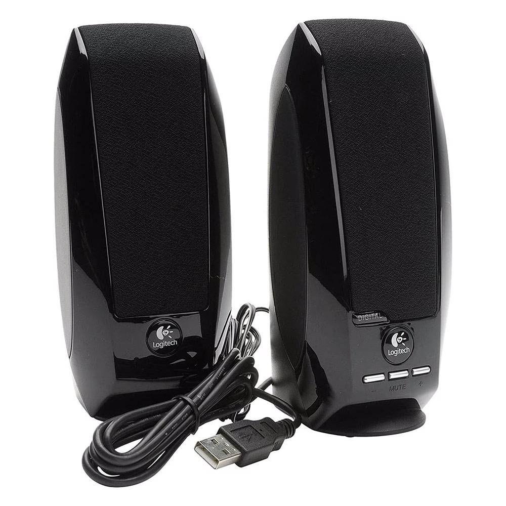 Colunas LOGITECH S150 (Com fios - 2,4 W - 2.0 canais - Preto) — miniatura 3