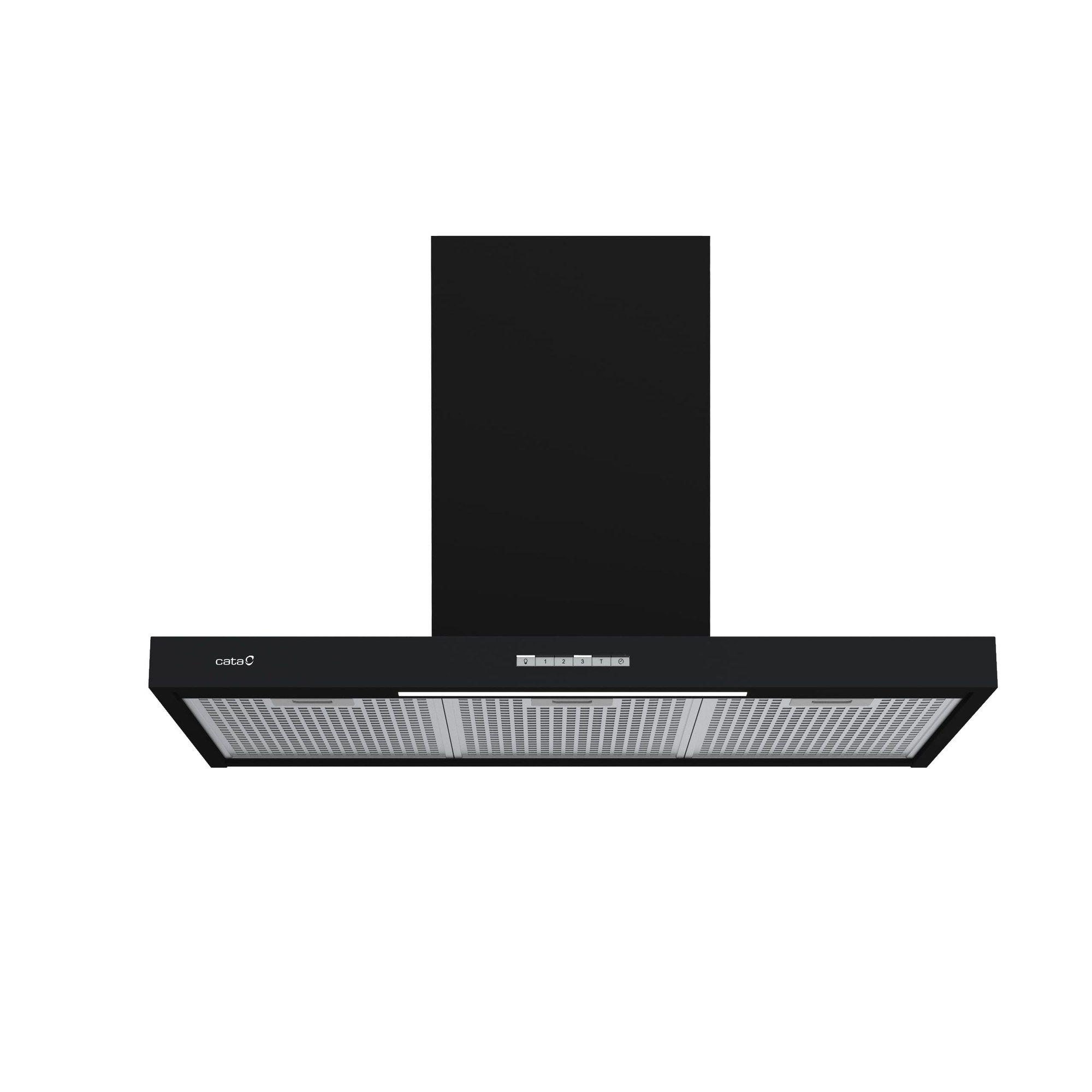 Exaustor CATA Sygma 9010 BK (90 cm - 50 cm - Preto)