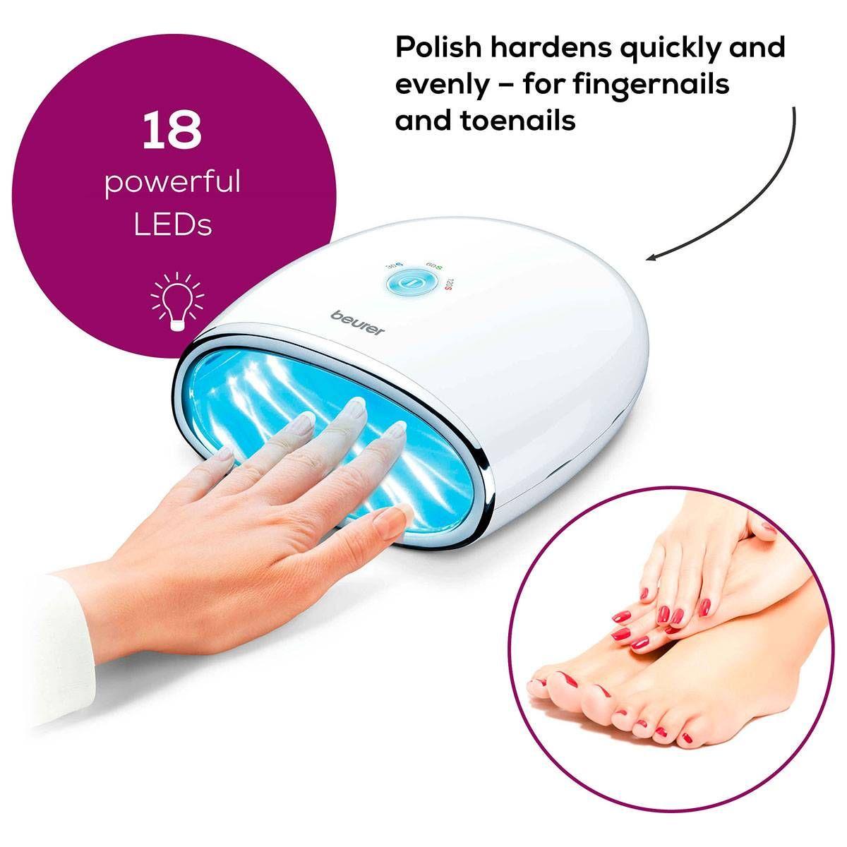Secador de Unhas BEURER MP48 (LED/UV - Temporizador 30, 60 e 120 segundos) — miniatura 4