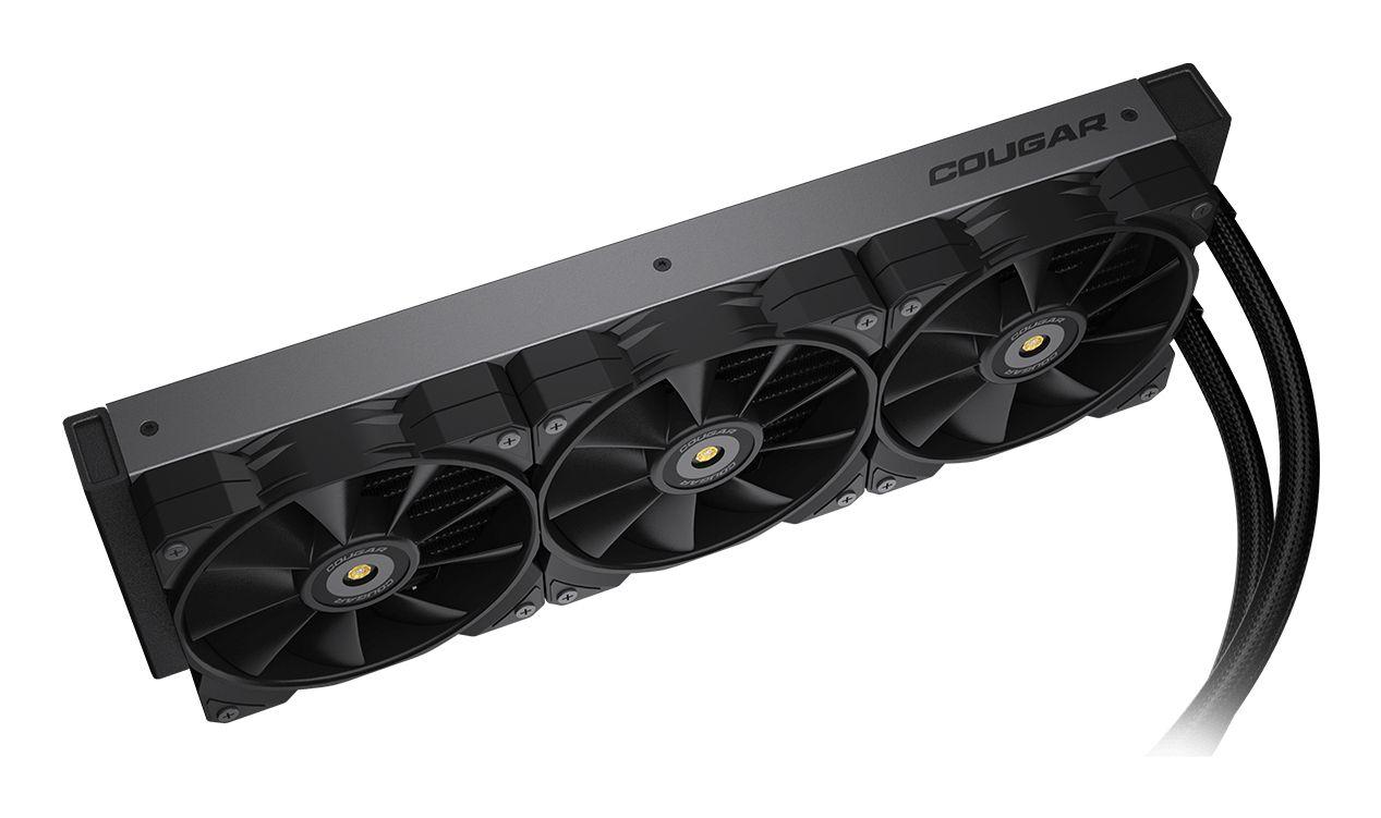 Kit de Arrefecimento Líquido para CPU COUGAR Poseidon-GT 360 (120 mm - 2000 RPM - Multi - Preto) — miniatura 2