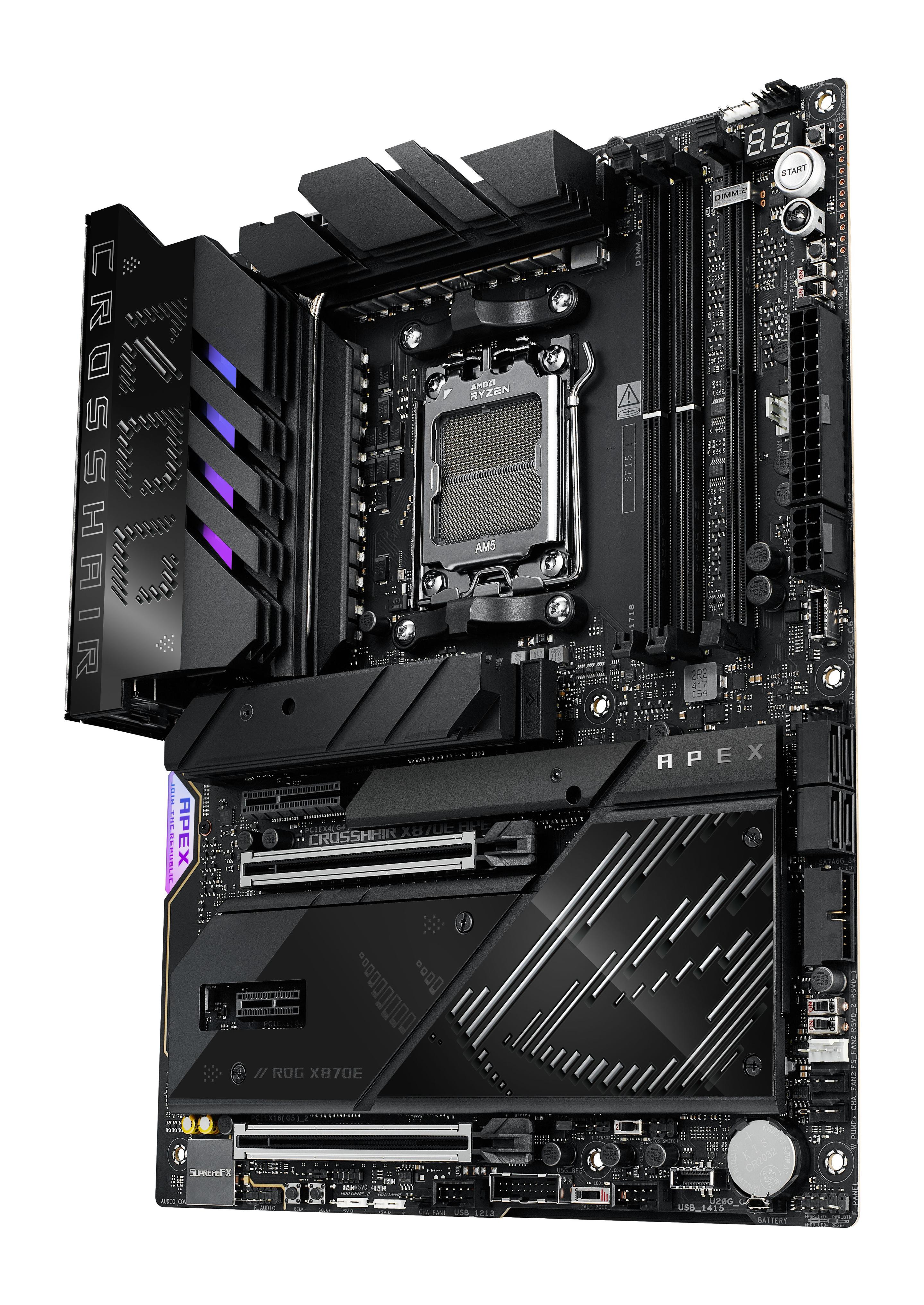 Motherboard ASUS ROG Crosshair X870E Apex (AM5 - ATX - Duplo canal - Preto), miniatura 4