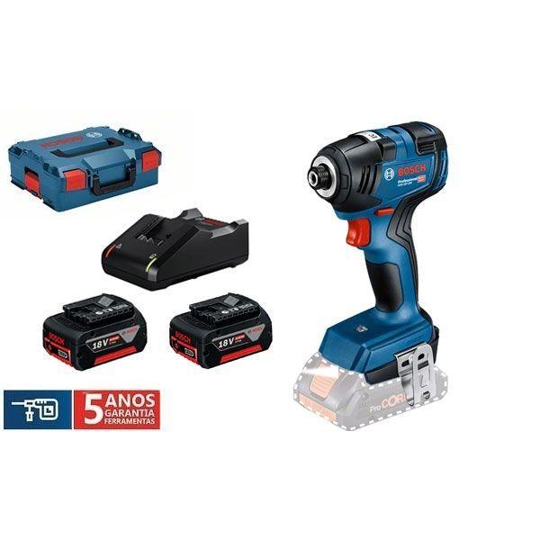 Aparafusadora de Impacto BOSCH GDR 18V-200 Professional (Preto e Azul), miniatura 2