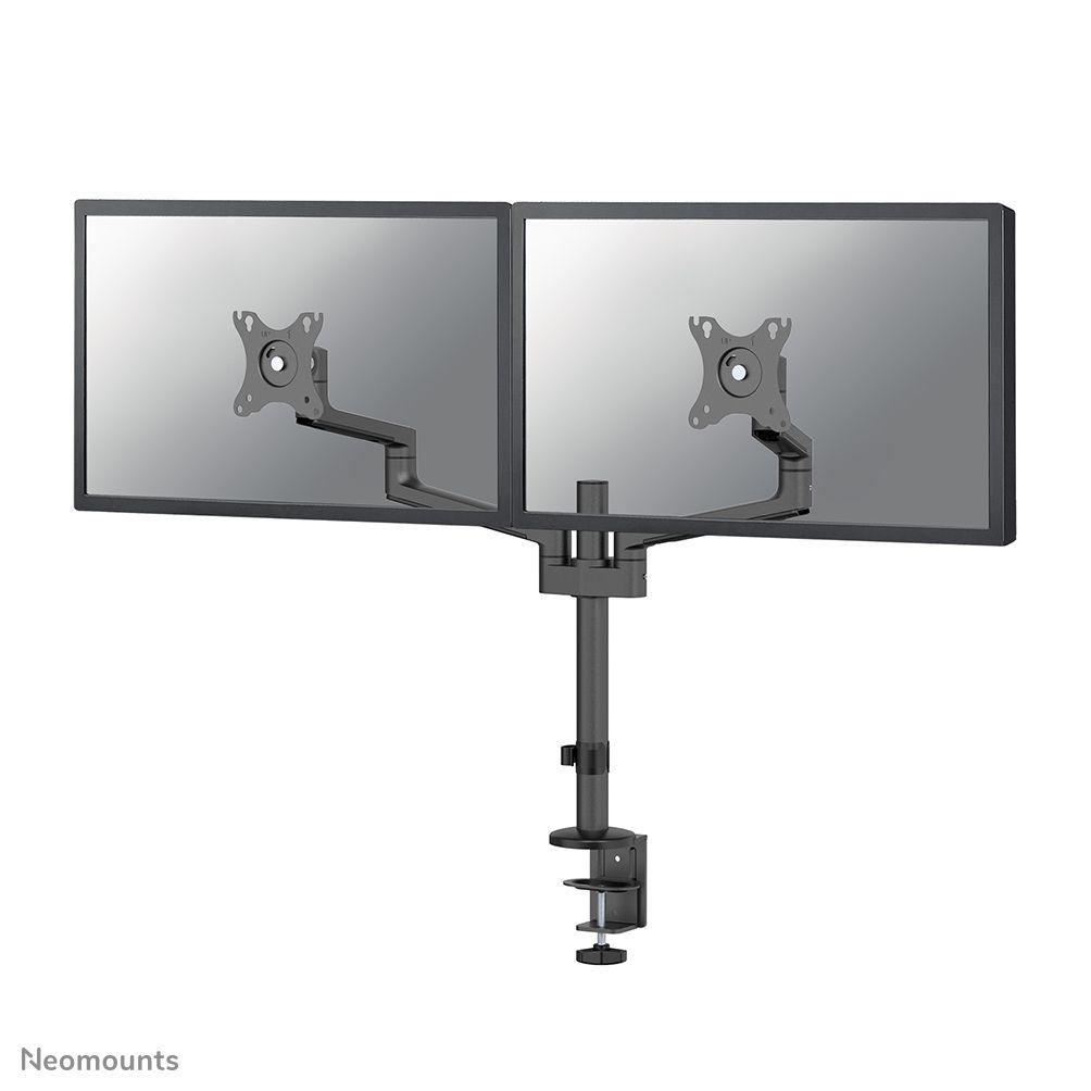 Suporte de Secretária para 2 Monitores NEOMOUNTS DS60-425BL2 (100 x 100 mm - 75 x 75 mm - 68,6 cm - Preto)