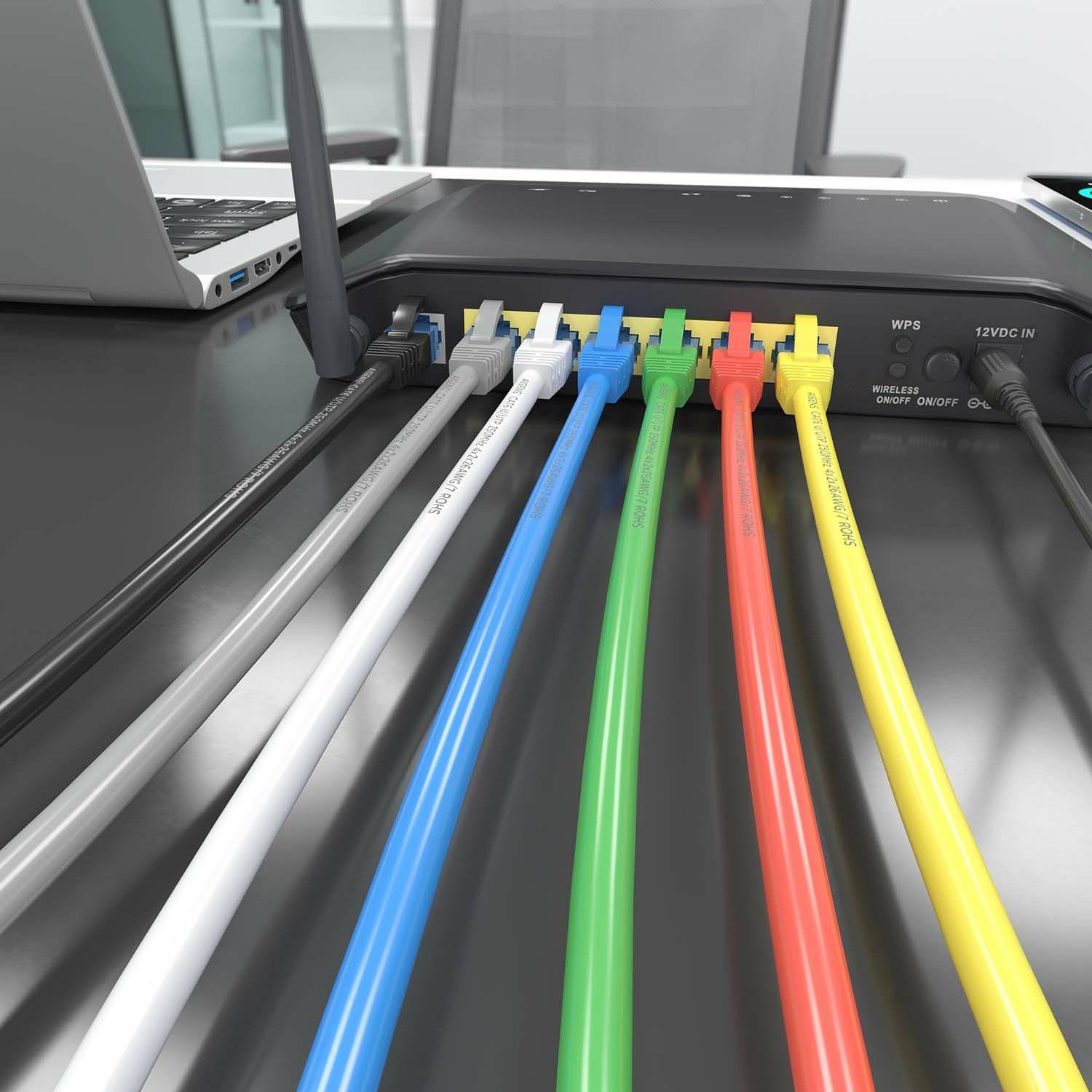 Cabo de Rede AISENS A135-0843 (1 m - Cat6 - RJ-45 - Preto) — miniatura 4