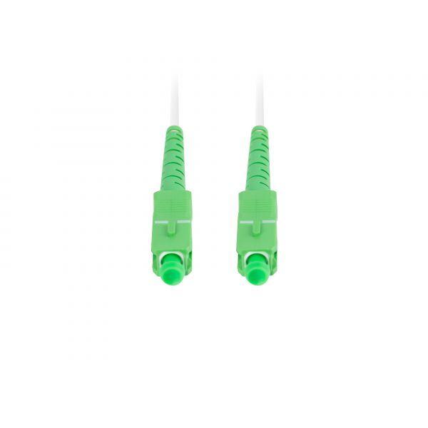 Cabo de Fibra Ótica LANBERG IN-DMI-CA20423639 (20 m - SC/APC-SC/APC - Simplex - Branco), miniatura 3