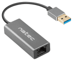 Adaptador USB Ethernet NATEC Cricket (Preto)