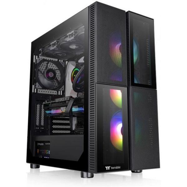 Caixa PC THERMALTAKE Versa T26 TG ARGB (PS2 - Midi Tower - SPCC - Preto) — miniatura 2