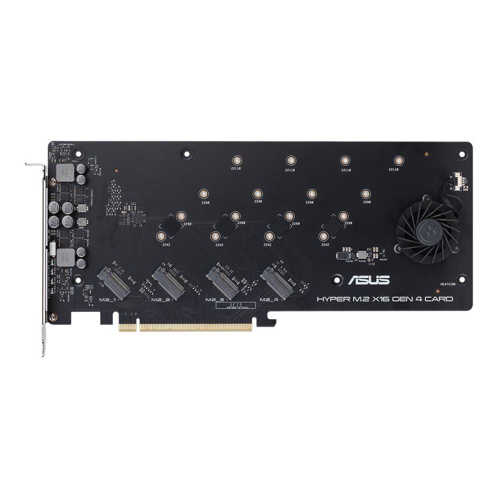 Adaptador de Armazenamento ASUS Hyper M.2 x16 Gen 4 Card (PCIe - Prateado) — miniatura 2