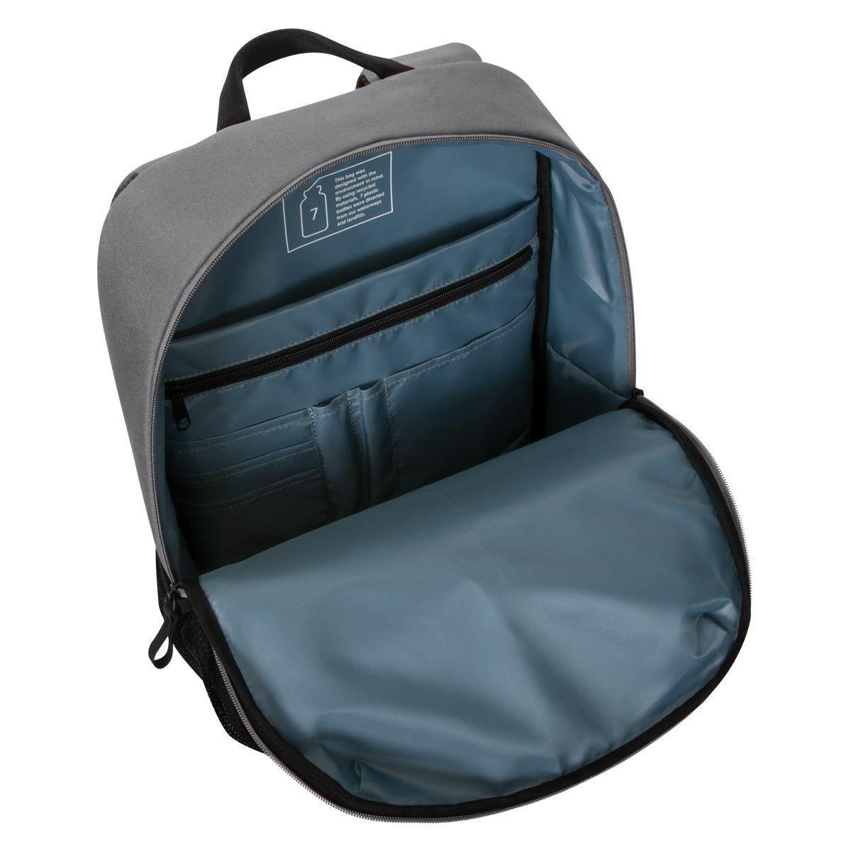 Mochila TARGUS Sagano EcoSmart Campus TBB636GL (20 L - 39,6 cm - Altura 50 cm - Preto e Cinzento), miniatura 2
