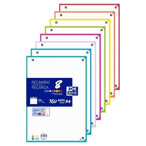 Recarga de Folhas OXFORD (Cores Sortidas)