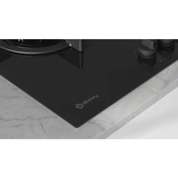 Placa a Gás Encastre BALAY 3ETG663RN (Vidro temperado - Rotativo - Altura 4,5 cm - Preto) — miniatura 3